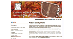 Desktop Screenshot of kozenebatohy.cz